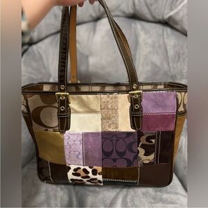 Coach patchwork purse. 9499